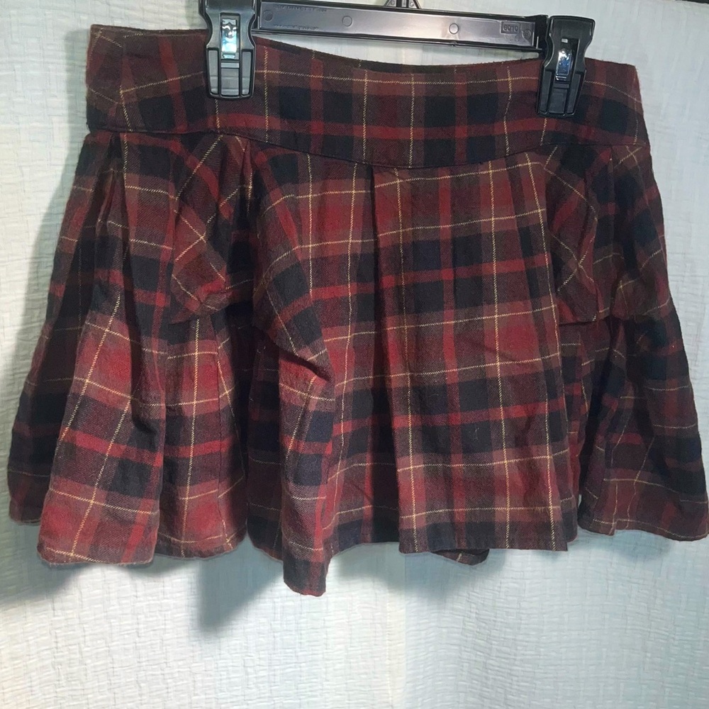 NWOT BDG Check Puff Kilt Miniskirt - Picture 5 of 9